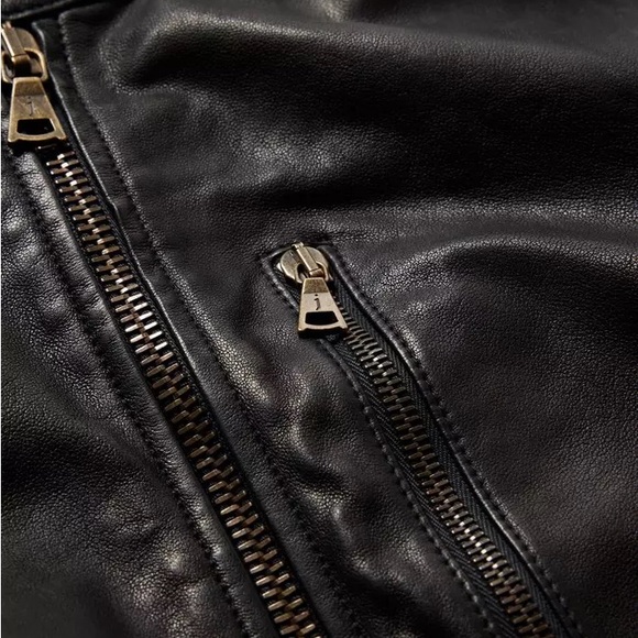 John Varvatos York Leather Jacket. size EU 46 USA 36. - Picture 6 of 16